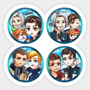 Detroit Become Human Boys Sticker